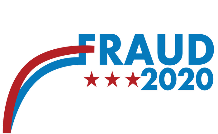 Fraud 2020 Election Pro Trump Ceramic Oval Ornament